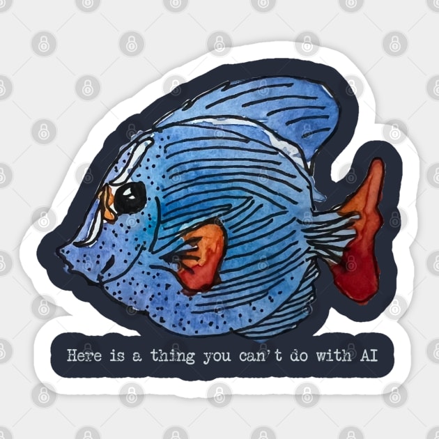 Here is a thing you can't do with AI Sticker by 6630 Productions